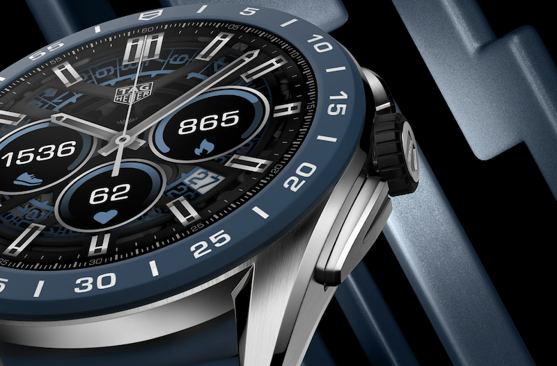 Смарт-часы TAG Heuer Connected в 45 мм корпусе из стали с керамическим безелем и AMOLED-дисплеем