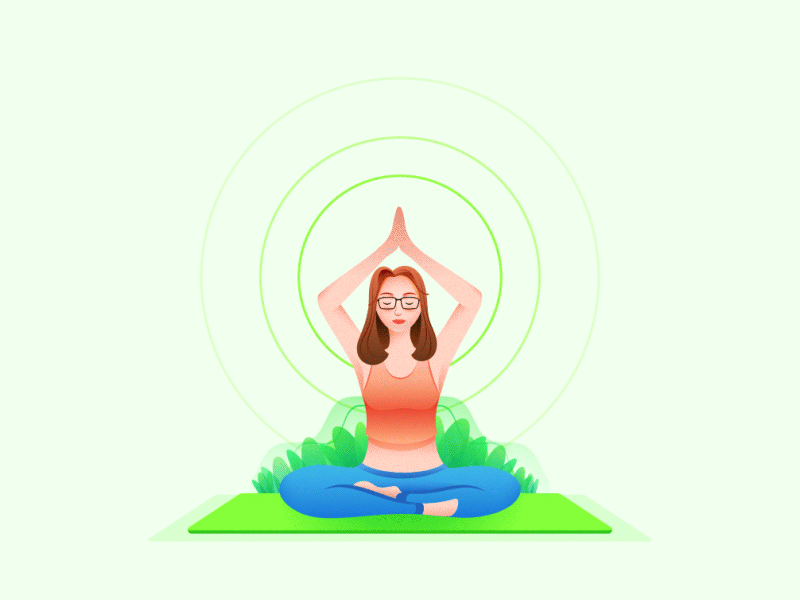 Йога день первый. Медитирующий человек. Йога анимация. Йога иллюстрации. Медитация иллюстрация.