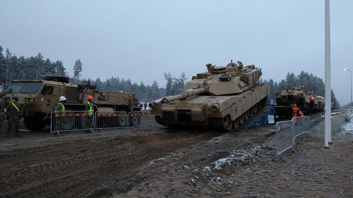    Американский танк M1 Abrams© Фото : U.S. Army / Sgt. Alexandra Shea
