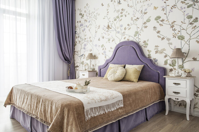 Прованс, гламур,шеби-шик... Романтичный интерьер "на любителя" в сталинке 55 кв.м.