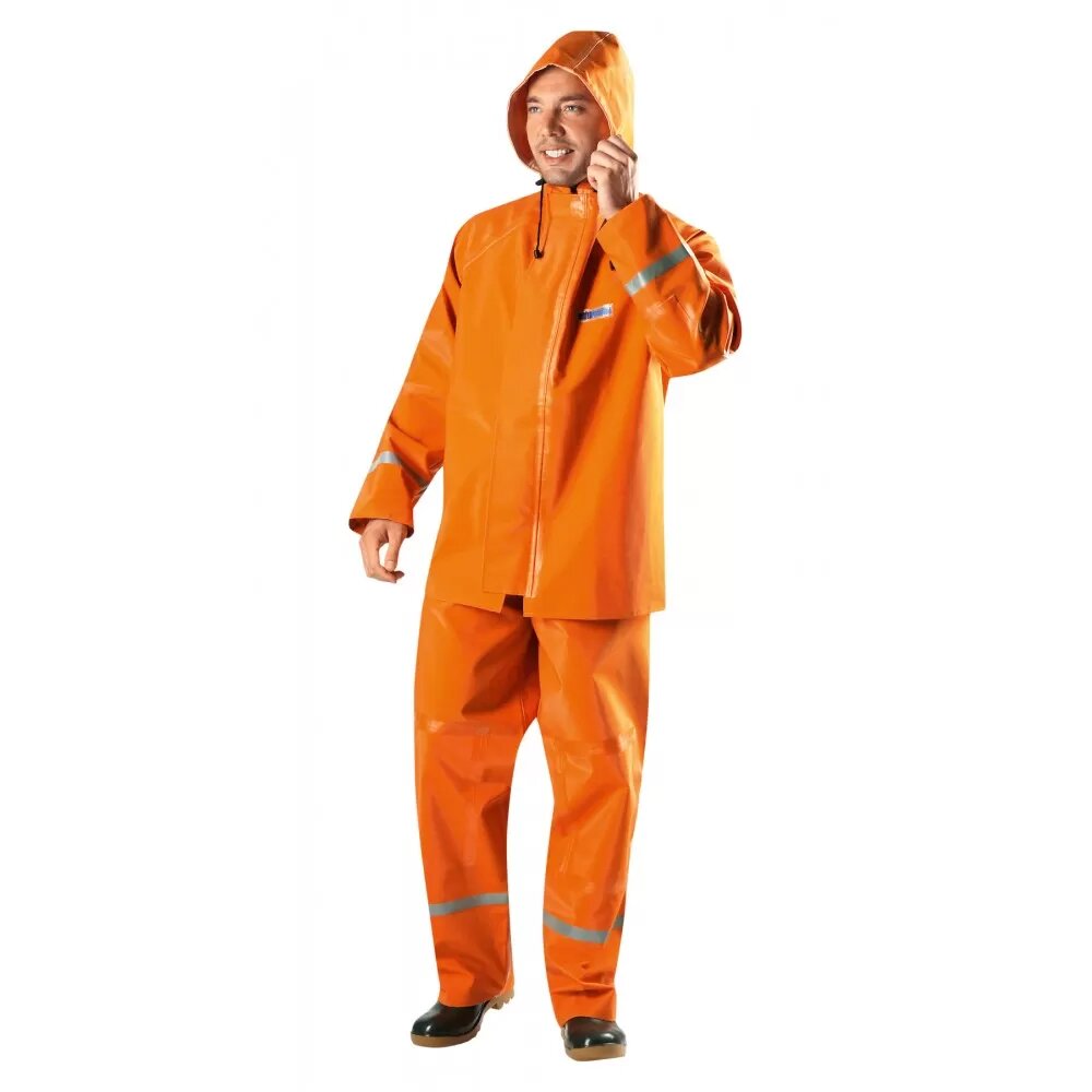 Штаны рыбака Fisherman's WPL (500г/м2) Штаны для рыбалки оранжевые 