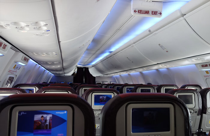 Фото с перелета Кота-Кинабалу - Кучинг на острове Борнео с а/к Malaysia Airlines