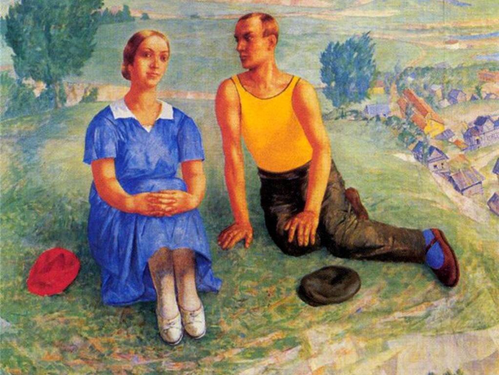 Кузьма Петров-Водкин. "Весна". 1935 г. Источник фото - rossaprimavera.ru