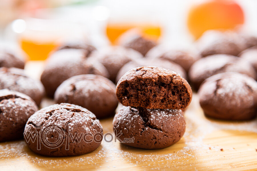 Шоколадное печенье с кусочками белого шоколада!🍫☕ - рецепт автора Lucia