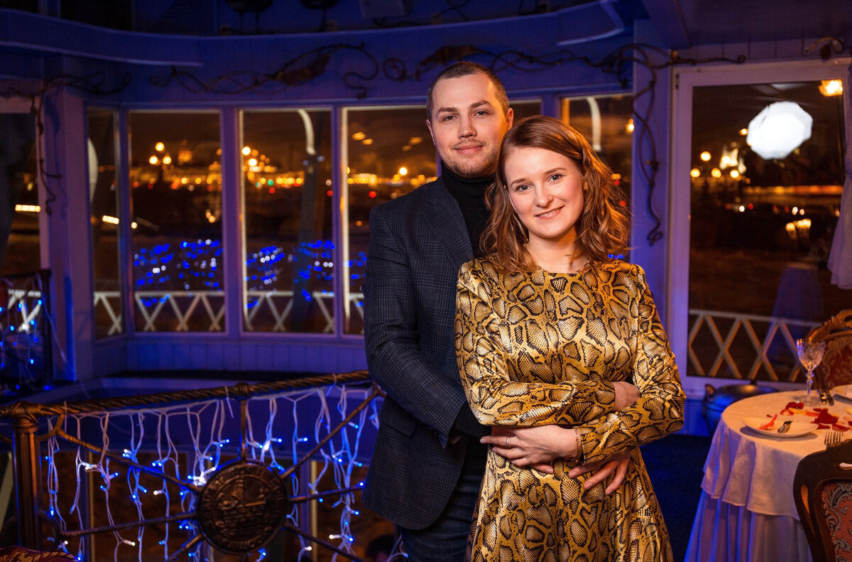 Фото гостей в панорамном ресторане «Amour» 