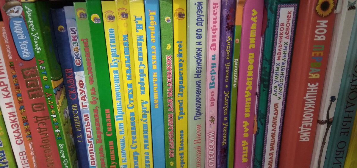 Кусочек книжной полки.