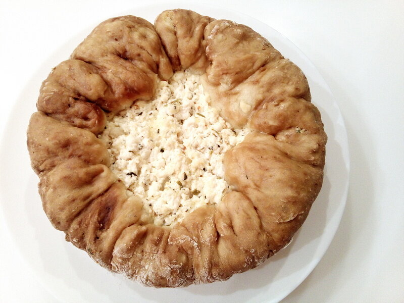 Наша ватрушка с зеленью