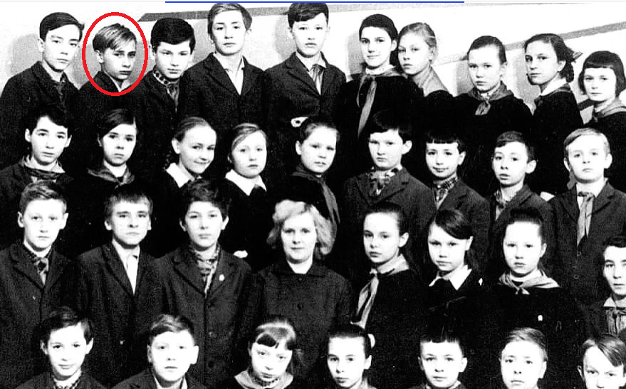 Путин с классом