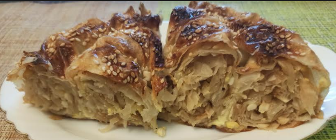 пирог Капустная улитка