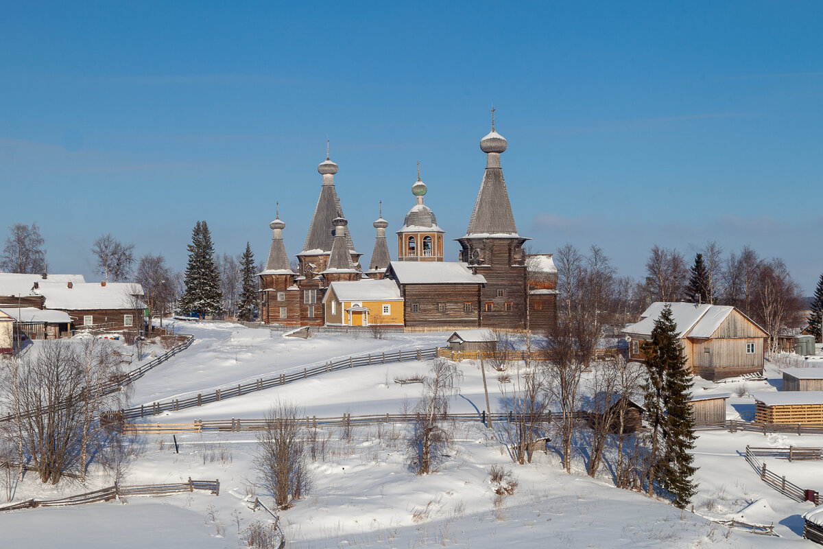 Село Нёнокса в Архангельской области