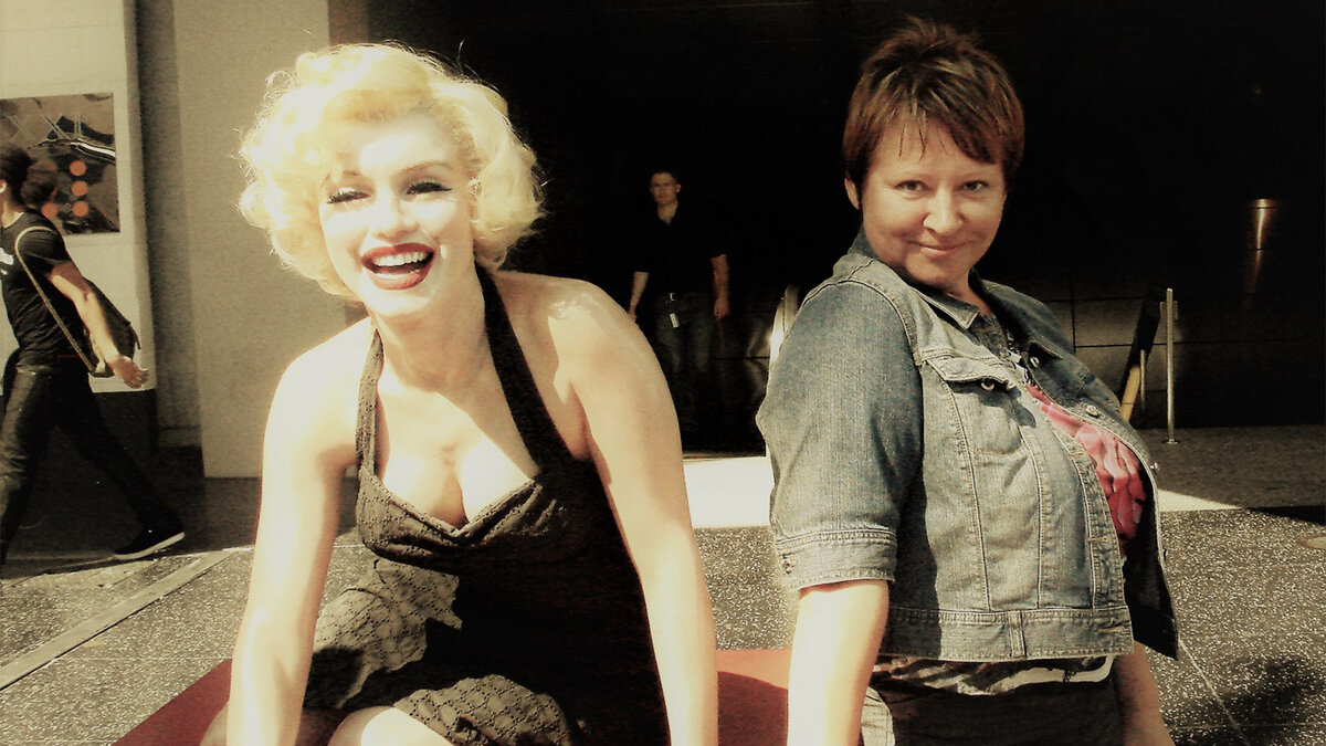Это на самом деле Голливуд. Я и Мэрилин.