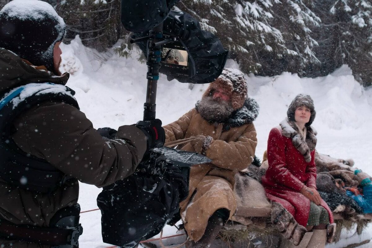 кадр со съемочной площадки фильма «Чук и Гек» (фото из открытых источников)