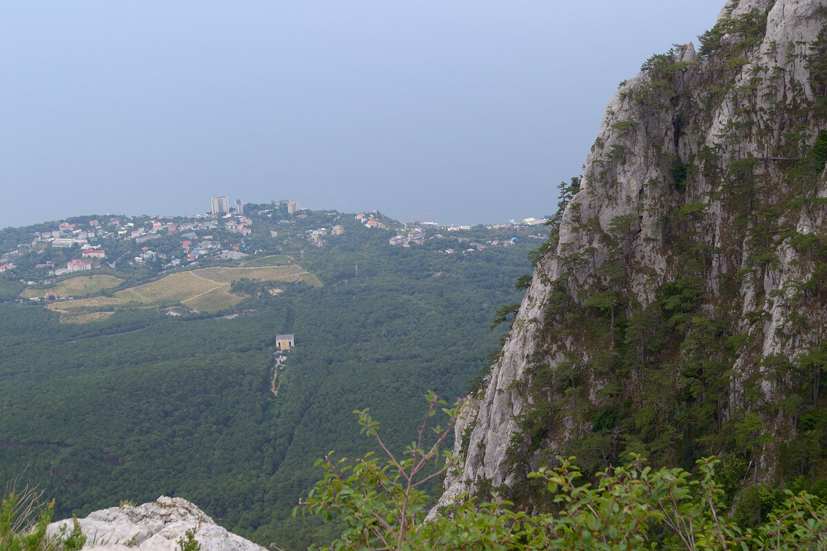 Вид на Мисхор с Ай-Петри, фото автора