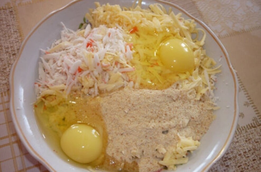 Все ингредиенты в одном месте (за минуту до получения фарша)