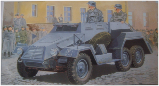  Sd.Kfz 247 Ausf A на шасси грузовика Protze 6X4.