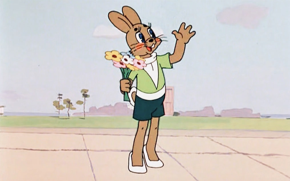 Кадр из мультфильма "Ну, погоди!"