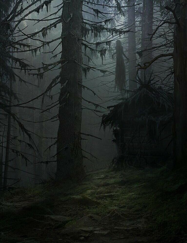 «Тут она поднялась в воздух и со свистом вылетела из дома, дверь за ней захлопнулась.»