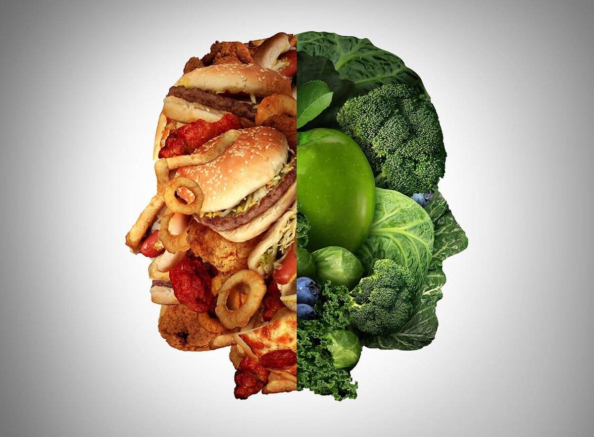 Картинки здоровая и вредная еда