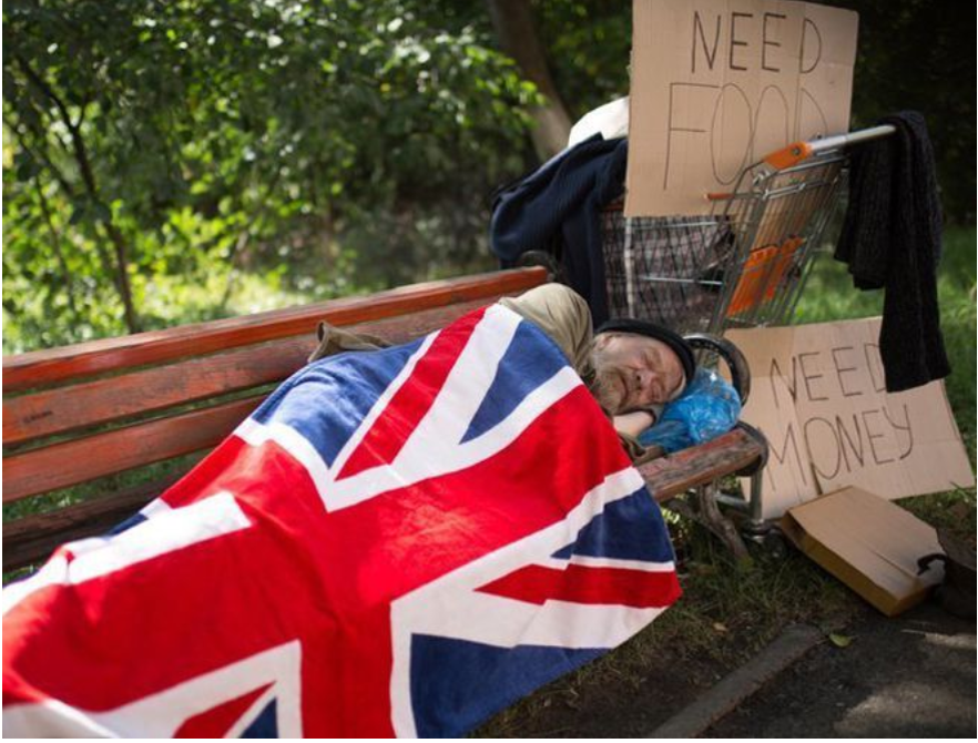 Дело бомжей. Великобритания нищета. Бездомные в Великобритании.