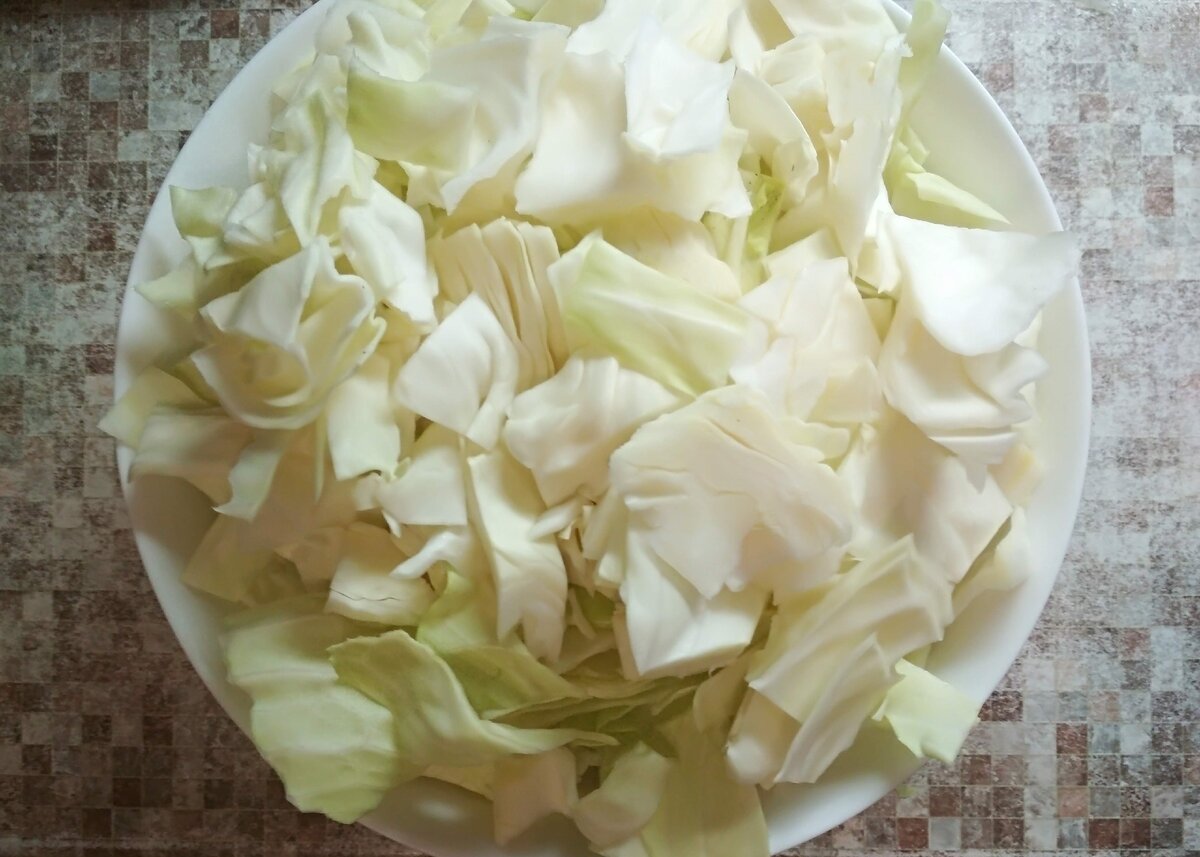 капуста крупно порезанная