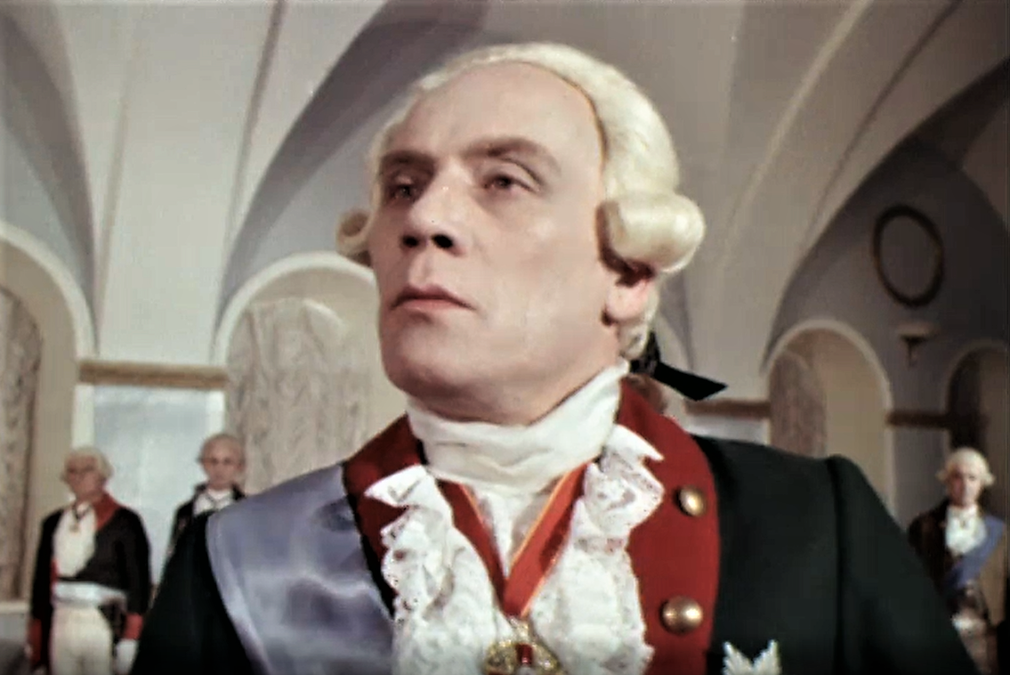 А.Филиппенко в роли императора Павла I в фильме "Шаги императора" (1991)