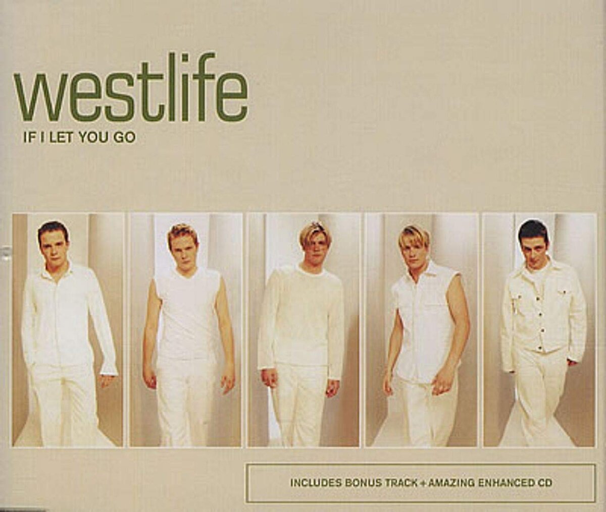 Обложка сингла "If I Let You Go" ирландского бойз-бэнда Westlife