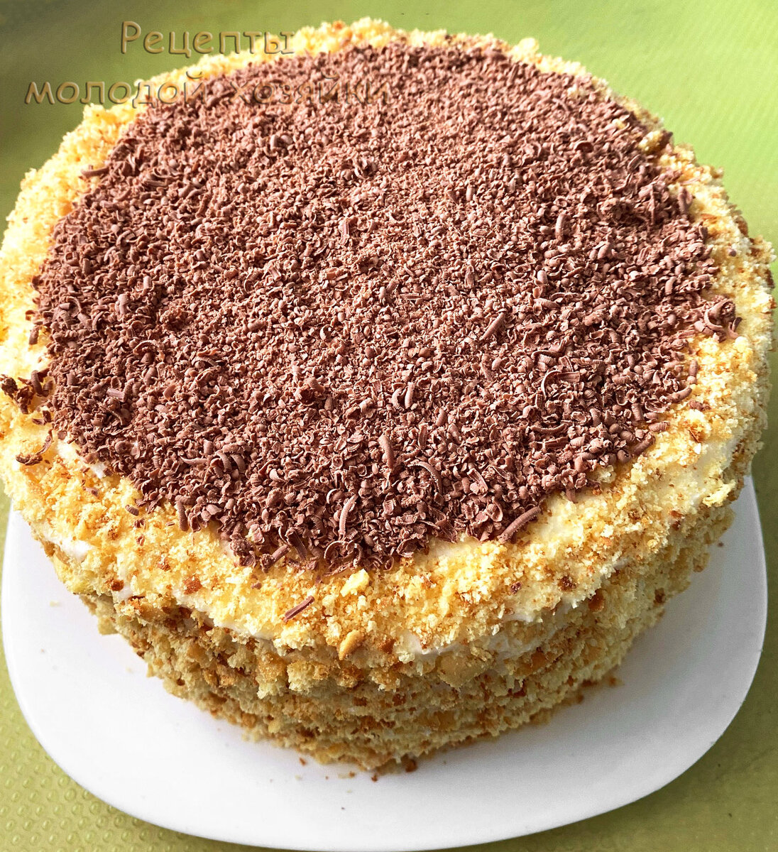 Торт «Молочная девочка», отличный десерт с необычным кремом (из манки) на день рождения