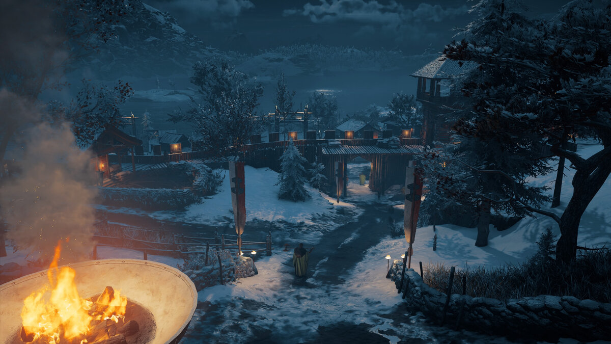 Вернёмся к норвежским красотам. Авторский скриншот.