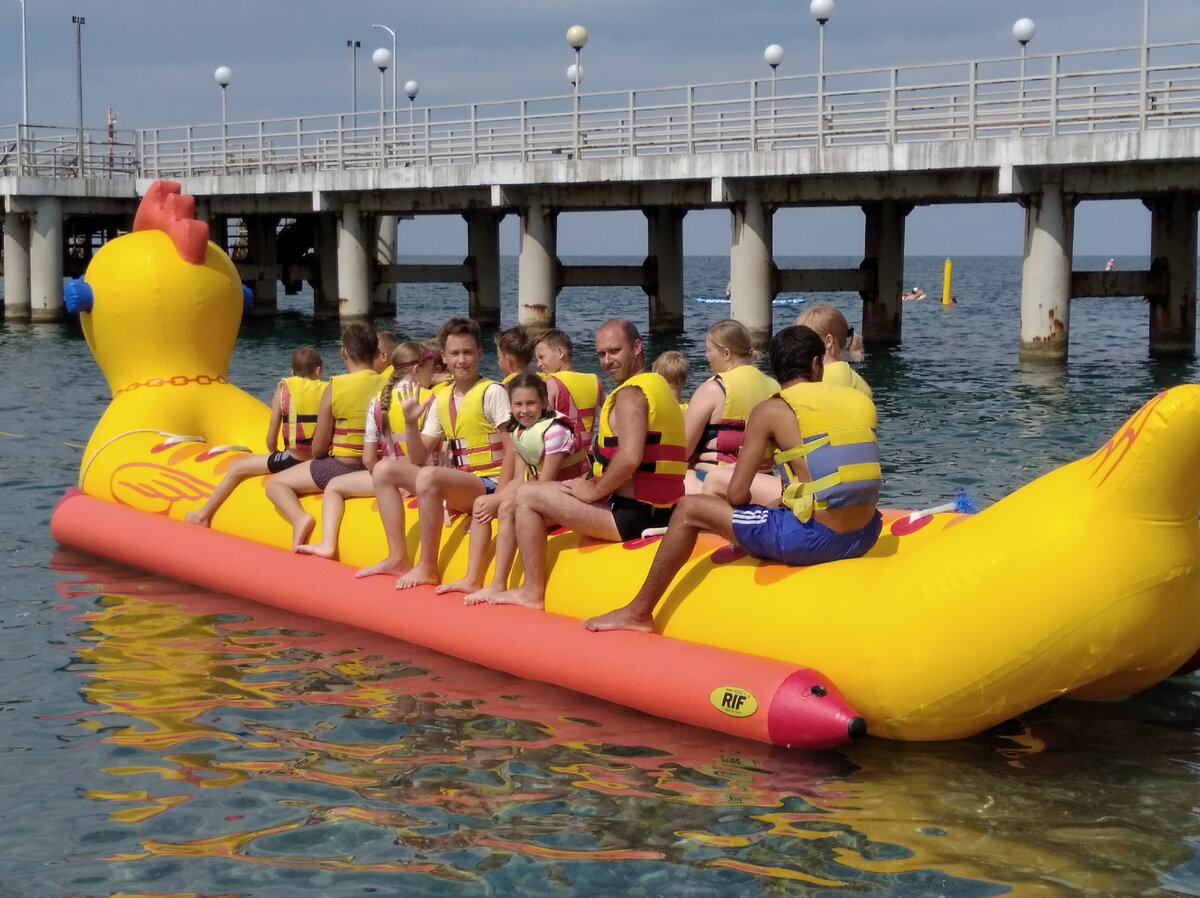 одно из развлечений на пляже