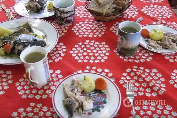 Уха из карпа 