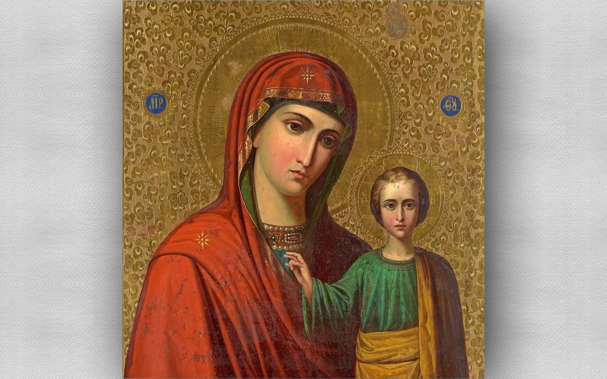 Образ Казанской Пресвятой Богородицы. Все изображения опубликованы на основе отзывной, неисключительной, непередаваемой, бесплатной, всемирной лицензии.