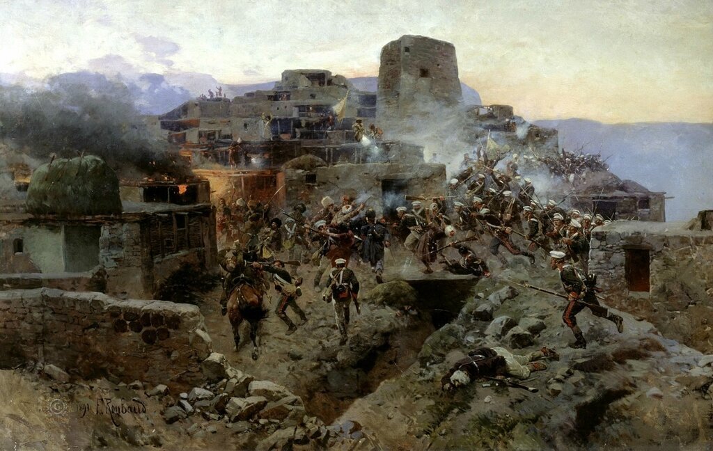 Штурм аула Гимры в 1832 г. Ф.Рубо