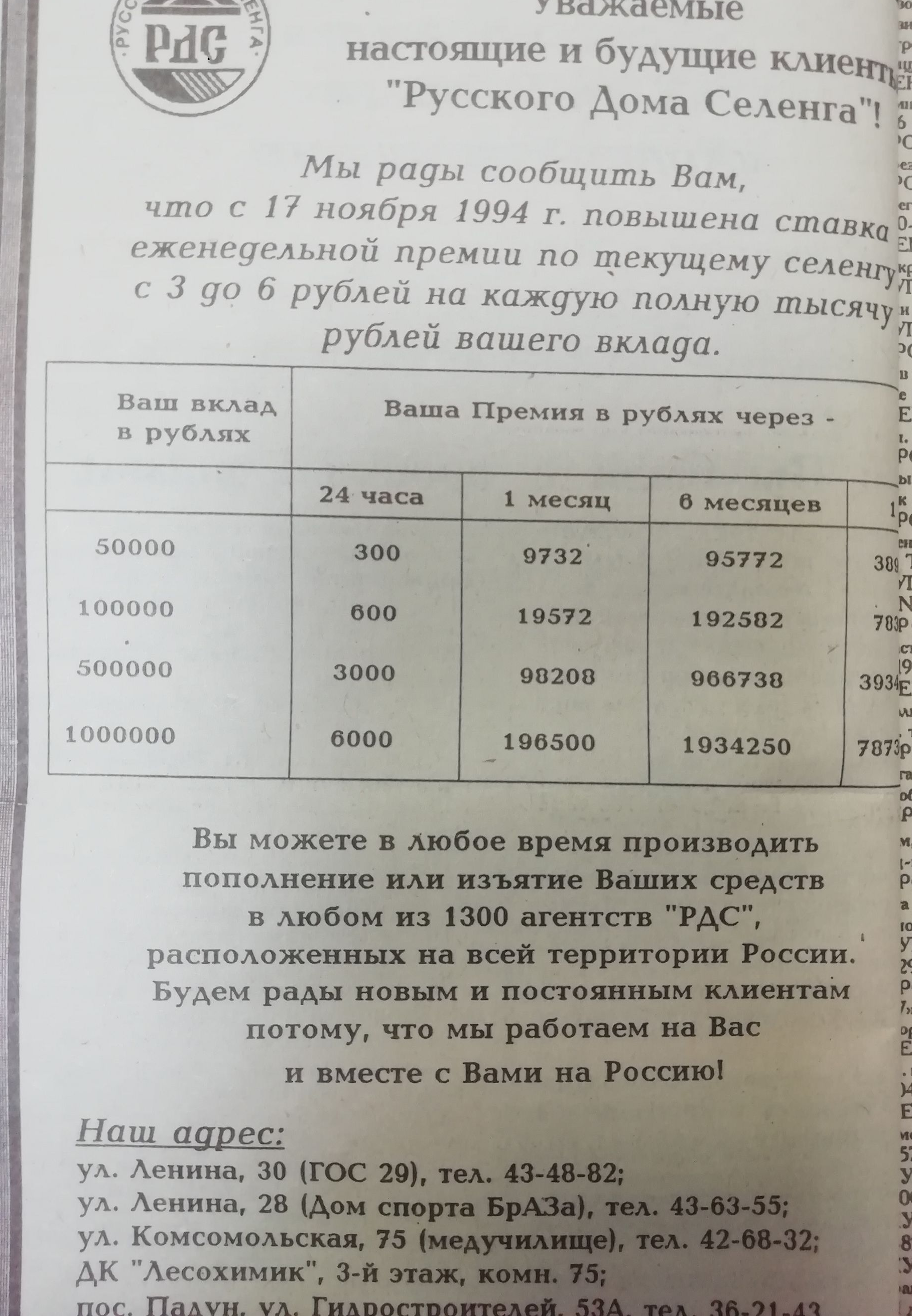Что рекламировали в 