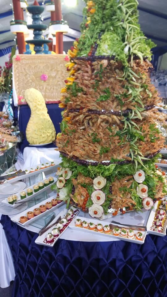 Новогодний ужин отель Хургада. Фото из моего архива.