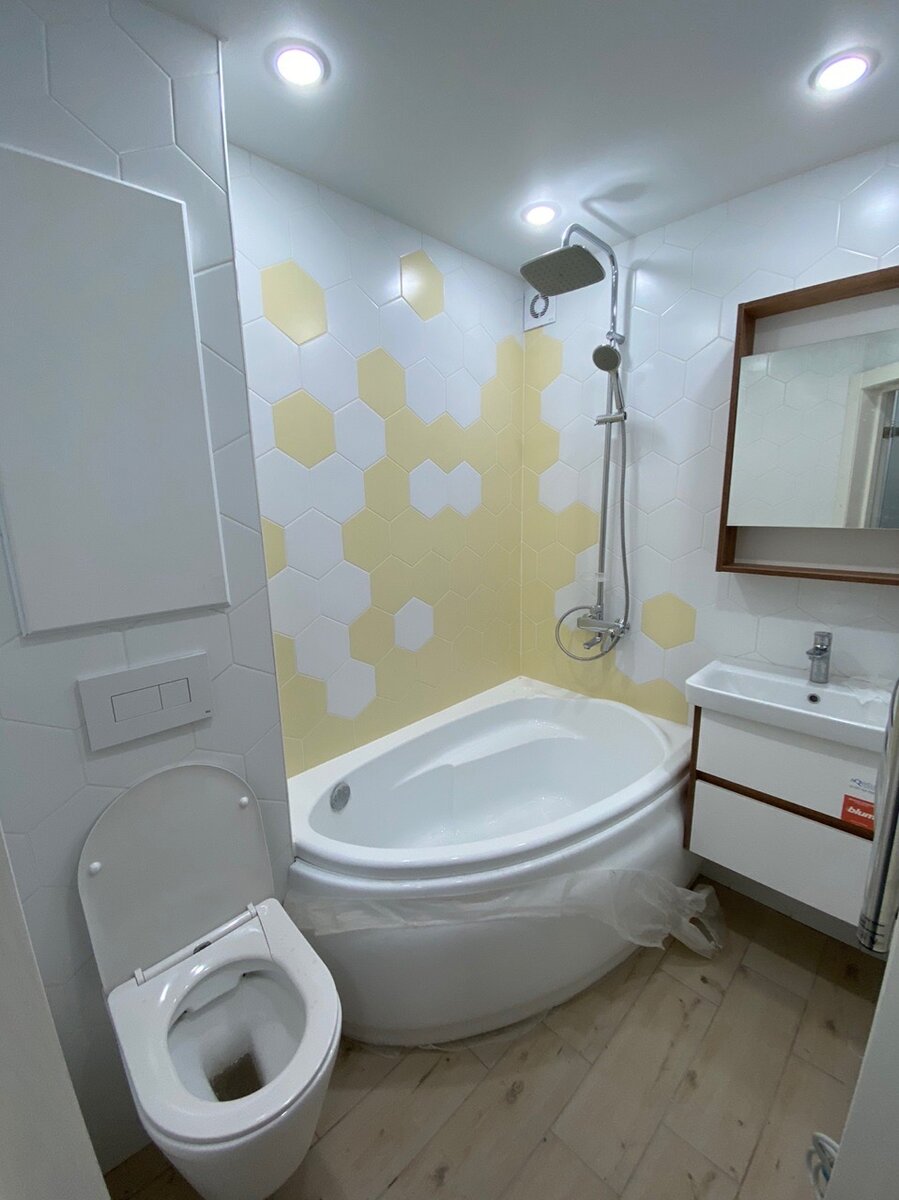 Общий вид ванной комнаты