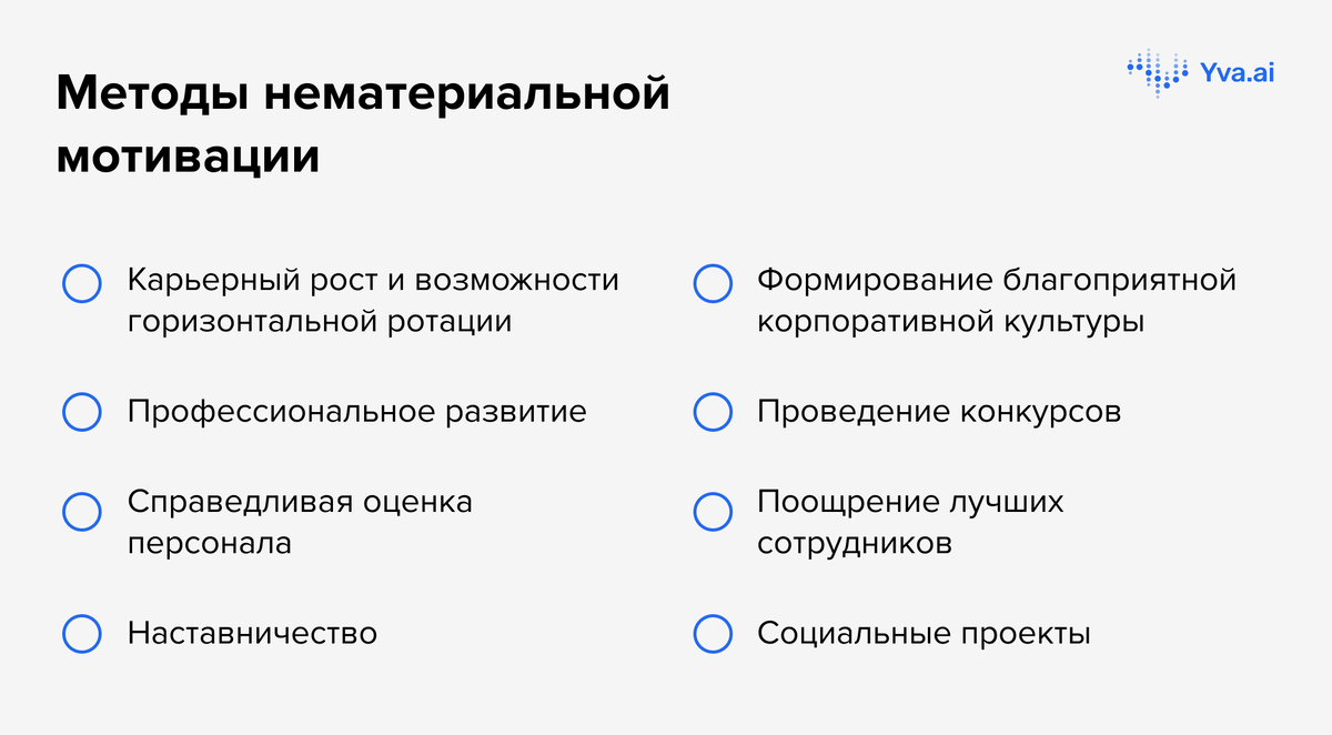 Нематериальная мотивация: методы, преимущества и ограничения | Yva ai | Дзен