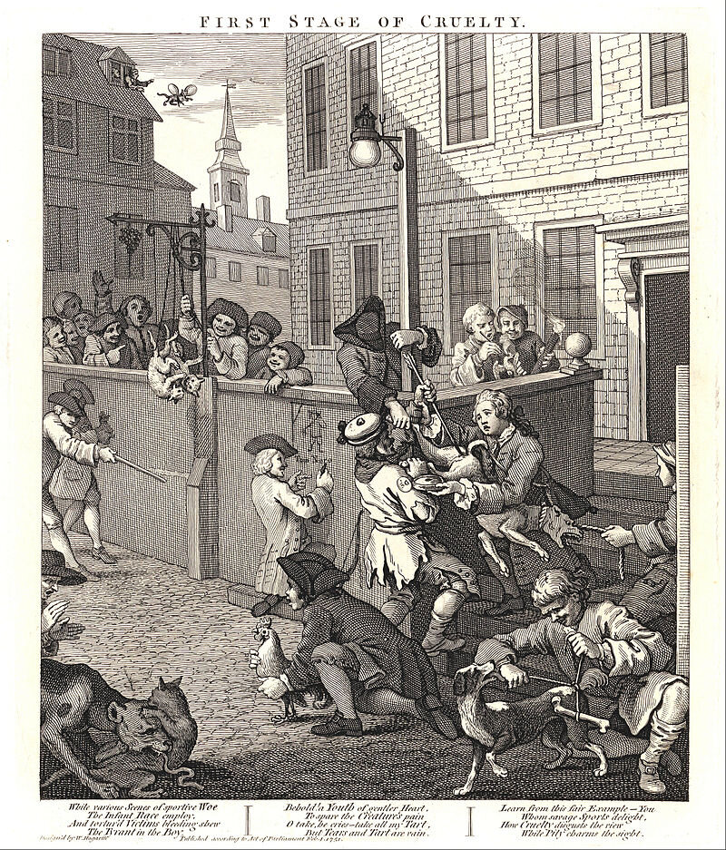 Buy digital version: Career prostitutes. Arrest by William Hogarth | Arthive