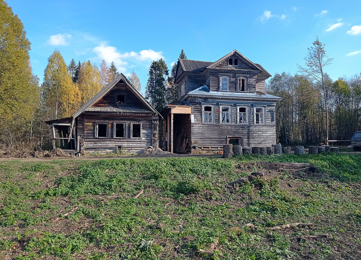 Друзья купили дореволюционный особняк в Тверской области. Снова побывал  там. Мысли, сравнения, впечатления, фото в сумерках | Уникальная Россия |  Дзен