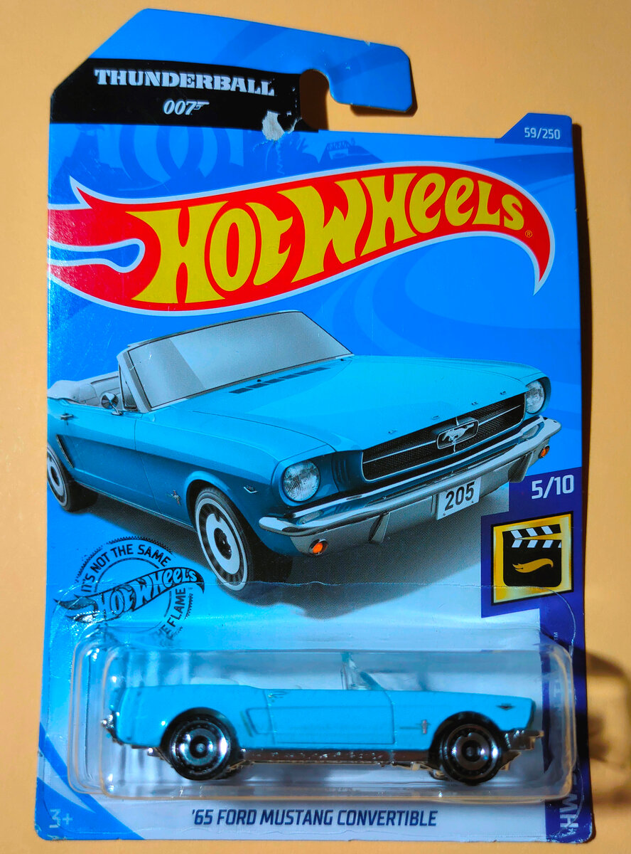 Кабриолет Ford Mustang 1965 г. из фильма «Шаровая молния» – модель Hot  Wheels | Сундук коллекционера-пенсионера | Дзен