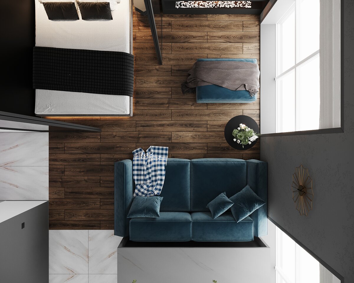 Дизайн проект в ЖК Wellton Towers (Веллтон Тауэрс) г. Москва. Студия дизайна "Elle Design"