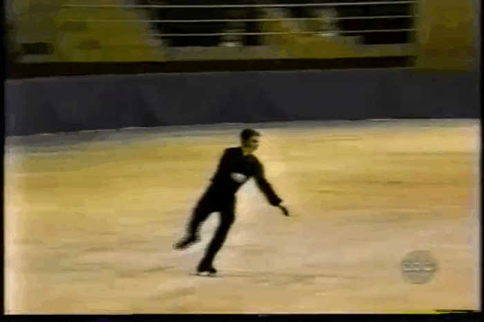 4S+2T от Тимоти Гейбла. Лозанна. 1998 г. Финал юн. серии Гран-при