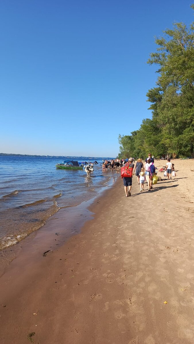 Средний 🏊 пляж в Самаре. Самарская 