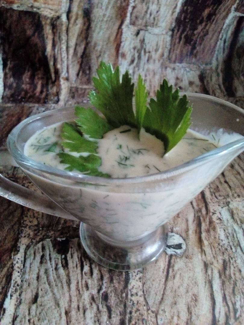 Соус «Блю чиз» из сыра с голубой плесенью (Blue Cheese Dip)