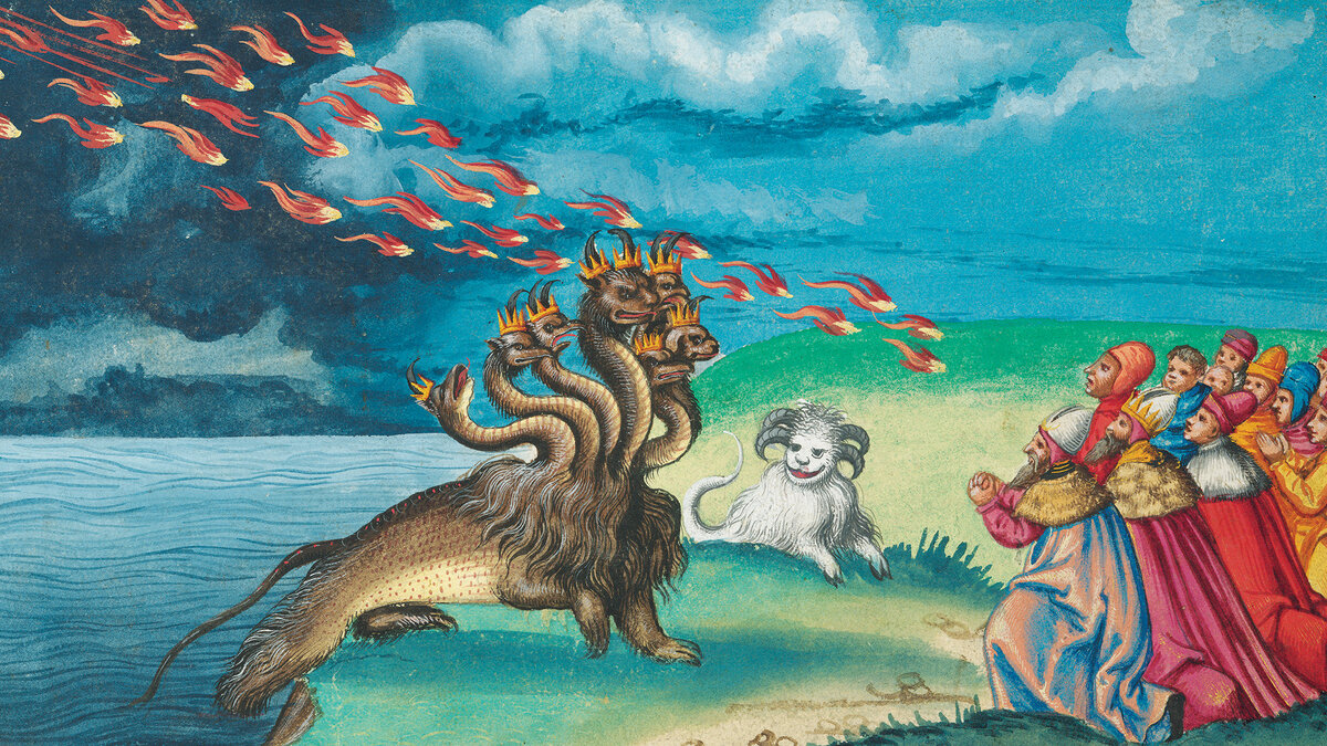 Явление ТИМ перед застройщиками. Миниатюра конца XVI века