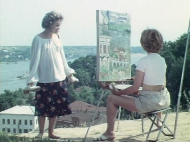 Кадр из фильма «Почти смешная история» (1977). Скриншот.
