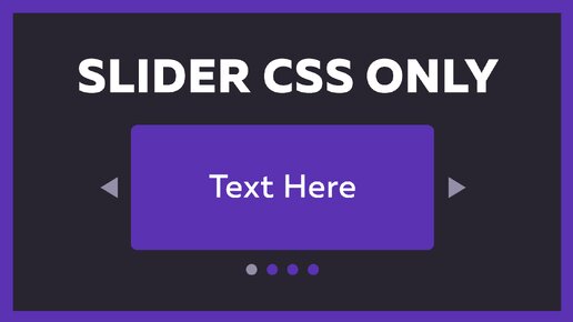 Адаптивный слайдер с использованием HTML и CSS