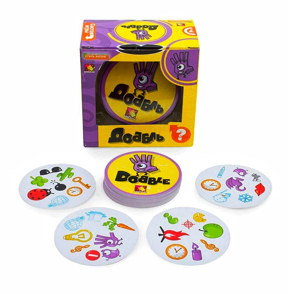 Игра «Доббль» классическая. Фото из Интернет-источника