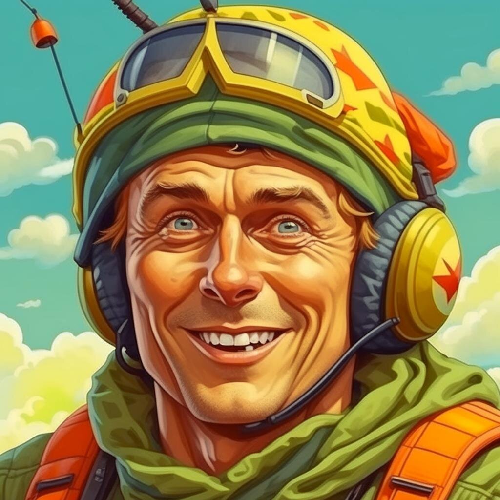 Да, ИИ, настоящему парашютисту вполне достаточно и одного зуба на нижней челюсти!