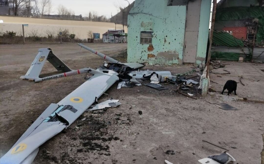 Сбитый беспилотник