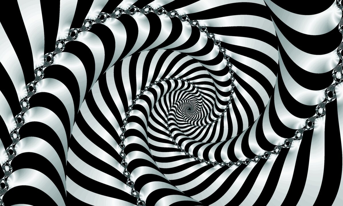 Картинка с оптическими иллюзиями